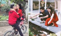 Hot girl và hot boy 18/2/2018: DJ Tít ngọt ngào hôn chồng trên xe đạp, Phan Thành hạnh phúc bên người yêu vào dịp Tết