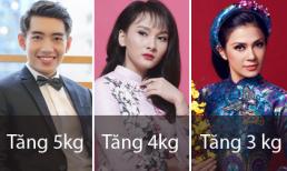 Loạt sao Việt tăng cân vù vù sau Tết Mậu Tuất 2018