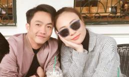 Cường Đô la và Đàm Thu Trang 'dính như sam' khi gặp bạn bè ở Hà Nội