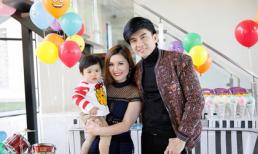 Vợ chồng Đan Trường tổ chức sinh nhật cho con trai tại biệt thự triệu đô