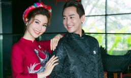 Diễm My, Hứa Vĩ Văn 'không rời nửa bước' tại sự kiện