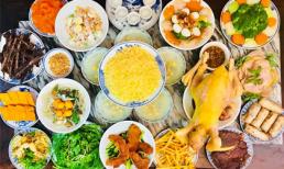 Diễn viên Diệu Hương và hội chị em khoe mâm cúng Rằm đẹp mắt 