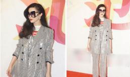 Phạm Băng Băng lên đồ ánh bạc, đeo kính mắt hình bướm đi sự kiện 