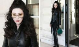 Trang điểm lạ, chơi đồ đen sành điệu, Phạm Băng Băng hút ánh nhìn tại show diễn của Louis Vuitton