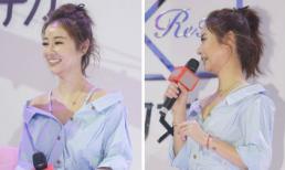 Được khen tươi trẻ nhưng Lâm Tâm Như lại lộ khoảnh khắc 2 cằm 