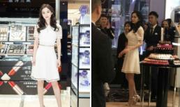 Dương Mịch lộ diện với thân hình gầy tong teo đến mức báo động 