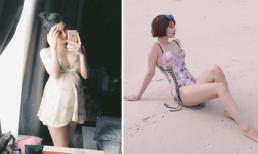 Bà xã Tiến Dũng (The Men) tiết lộ bí quyết chỉ tăng 9 cân trong thời gian mang bầu