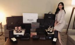 Lê Âu Ngân Anh khoe loạt hàng hiệu mới sắm khiến fan choáng váng