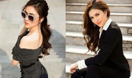 Rũ bỏ vẻ dịu dàng, Hoa Hậu Thư Dung khoe thần thái như ‘minh tinh’ giữa phố