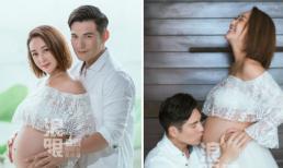 Kỷ niệm ngày cưới, mỹ nam 'Thần điêu đại hiệp' hạnh phúc hôn bụng bầu của vợ