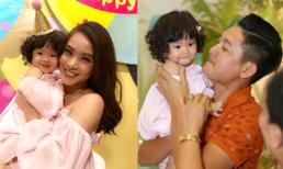 Hải Băng, Thành Đạt tổ chức sinh nhật 1 tuổi hoành tráng cho con gái