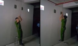 Cách thoát hiểm khẩn cấp bằng dây khi cháy trên chung cư cao tầng
