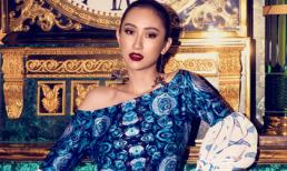 Hà Thu kiêu sa chụp ảnh thời trang trong khách sạn dát vàng