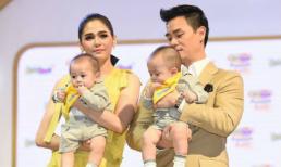 'Mỹ nhân đẹp nhất Thái Lan' Chompoo Araya tái xuất xinh đẹp như tiên nữ bên cặp song sinh