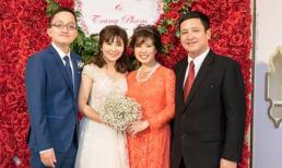 Chí Trung và Ngọc Huyền rạng rỡ trong ngày cưới con trai