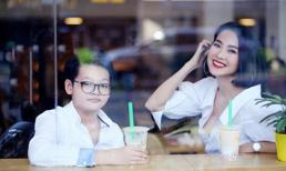 Con trai siêu mẫu Anh Thư lớn phổng phao, điển trai như hot boy dù mới 11 tuổi