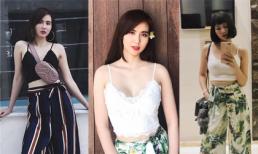 Học cách mix đồ với áo crop top gợi cảm, trẻ trung như Huyền Lizzie