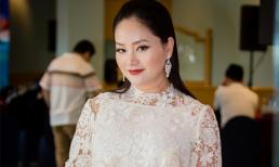 Lan Phương mang bầu vẫn đóng cảnh ngã lên ngã xuống, đập phá trong phim