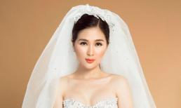 Bà xã của Huy Khánh xinh đẹp khi diện váy cưới