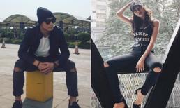 Điểm tương đồng bất ngờ về phong cách thời trang của Bảo Anh và Bùi Tiến Dũng 