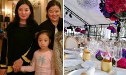 Triệu Vy mở tiệc hoành tráng ở Pháp, hiếm hoi khoe ảnh con gái giống mẹ như đúc