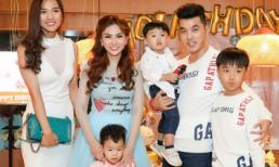 Gia đình Ưng Hoàng Phúc đến chúc mừng sinh nhật con trai Thu Thủy