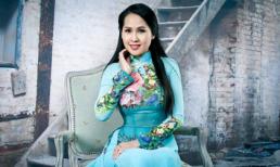 Diễn viên Minh Thư duyên dáng khi diện áo dài 