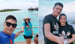 Sau tin đồn tình cảm với Trương Quỳnh Anh, Bình Minh hạnh phúc nắm tay bà xã 'đi khắp thế gian'