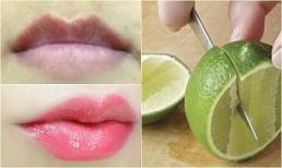 Chẳng cần xăm làm gì cho tốn kém, cứ thêm giọt này vào nửa quả chanh là môi căng hồng mọng chỉ sau 1 đêm