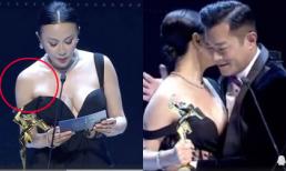 Đứng trước khoảnh khắc Lưu Gia Linh mặc váy trễ nải, Cổ Thiên Lạc được khen ngợi chỉ với hành động này