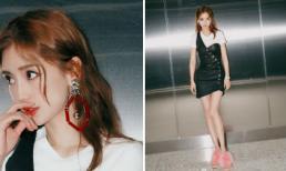 Diện đầm ôm sát cơ thể, Angela Baby gây choáng với 2 món phụ kiện đặc biệt 