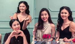 Hoa hậu Đỗ Mỹ Linh, Ngọc Hân đến chúc mừng sinh nhật Á hậu Thanh Tú