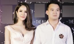 Diệp Lâm Anh tươi cười hạnh phúc bên cạnh ông xã sắp cưới tại sự kiện