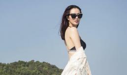 Khánh My gợi cảm khi diện bikini khoe dáng thon trên bãi biển