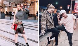 Bảo Thy sành điệu ở Úc, vui vẻ chụp ảnh cùng Tuấn Hưng