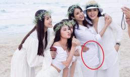 Miệng thì phủ nhận nhưng Diệp Lâm Anh lại lộ bụng to lùm xùm trước ngày cưới