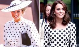 Phong cách thời trang giống nhau đến ngỡ ngàng của Kate Middleton và cố Công nương Diana