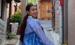 Vân Hugo xinh như gái Hàn khi mặc Hanbok