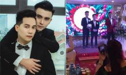 Đám cưới đồng tính đầu tiên ở Hải Phòng gây sốt vì cặp nam chính đều được xếp vào hàng 'cực phẩm'