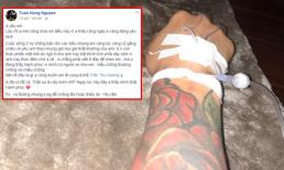 Dù đang nằm viện, Tuấn Hưng vẫn dành lời yêu thương 'có cánh' cho vợ