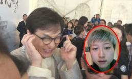 Thành Long quyết bịt tai khi bị hỏi về con rơi