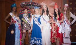 Diệu Linh và dàn thí sinh Nữ hoàng Du lịch Quốc tế 'khoe' trang phục truyền thống