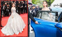 Quỳnh Hương diện trang sức hơn 30 tỷ lộng lẫy như công chúa trên thảm đỏ Cannes