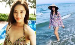 Hoa hậu Hong Kong - Ông Gia Tuệ tận hưởng kì nghỉ ở Đà Nẵng