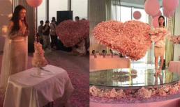 Bạn trai nhà người ta: Kết hoa từ hơn 1 tỷ tiền mặt thành hình trái tim để tặng sinh nhật người yêu