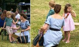 Công nương Kate Middleton chọn đồ thoải mái, lần đầu lộ diện sau đám cưới của Hoàng tử Harry