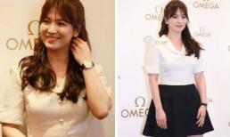 Song Hye Kyo 'hô biến' tóc ngắn thành tóc dài, diện cây đen trắng đẹp 'không góc chết'