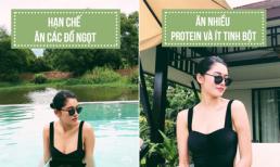 Á hậu Thùy Dung chia sẻ loạt bí quyết siêu ngắn gọn cho các chị em muốn giảm cân