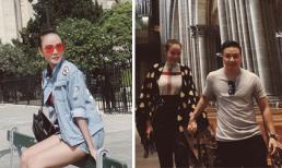 Dương Yến Ngọc hạnh phúc cùng bạn trai đi du lịch ở Châu Âu