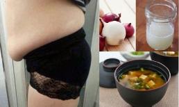 Bụng như có thai 6 tháng, lấy ngay hành tây và làm điều này, giảm 5kg trong 5 ngày